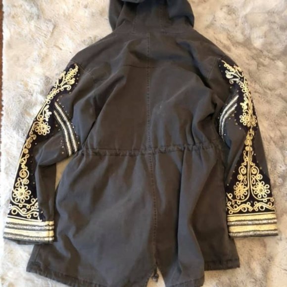 COPY - Free People Golden Quills Military Parka - Picture 4 of 6
